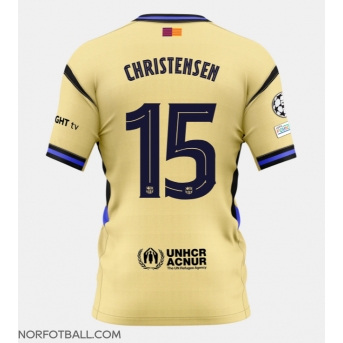 Billige Fotballdrakt Barcelona Andreas Christensen #15 Replika Bortedrakt 2025-26 Kortermet